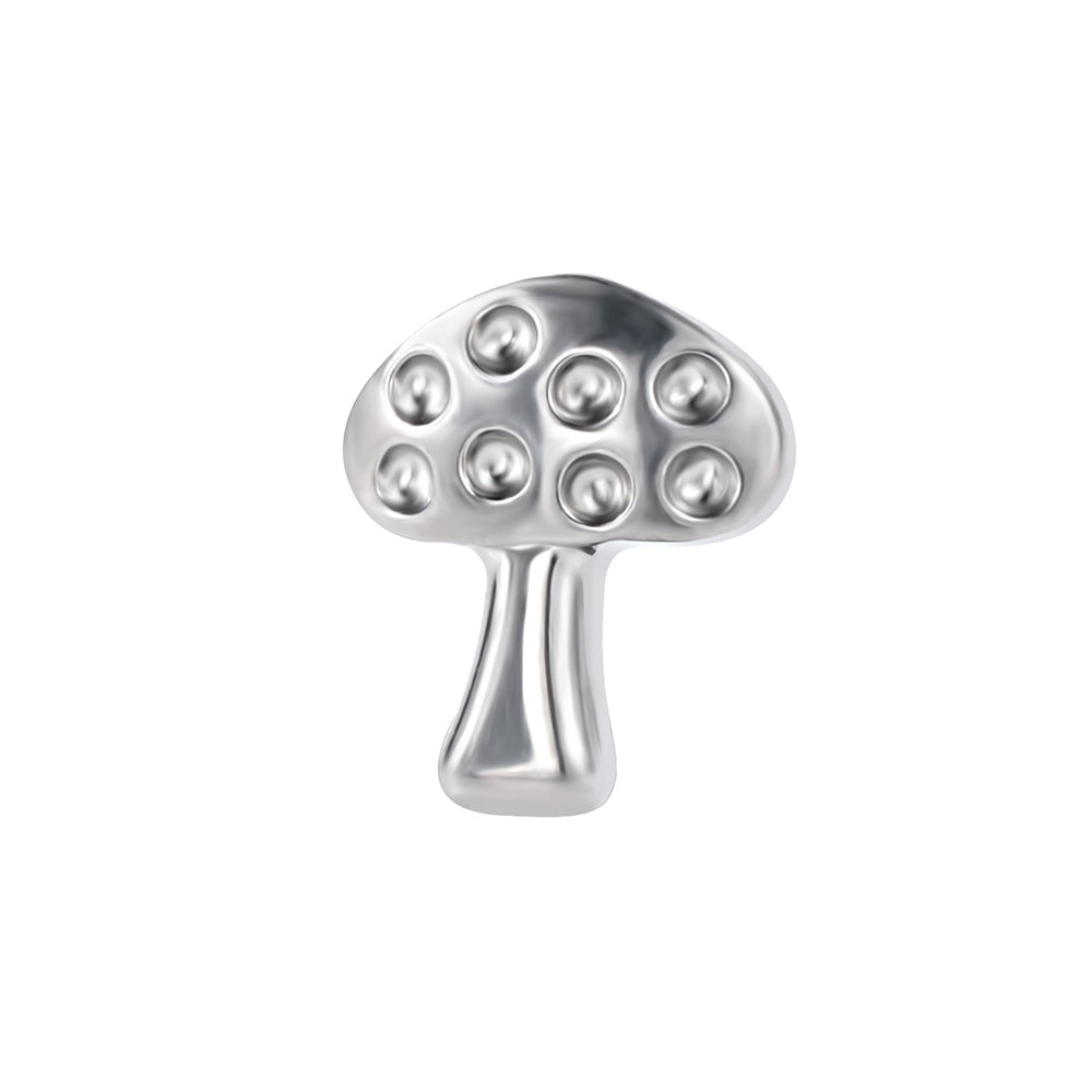 Titanium Mushroom Internally Piercing