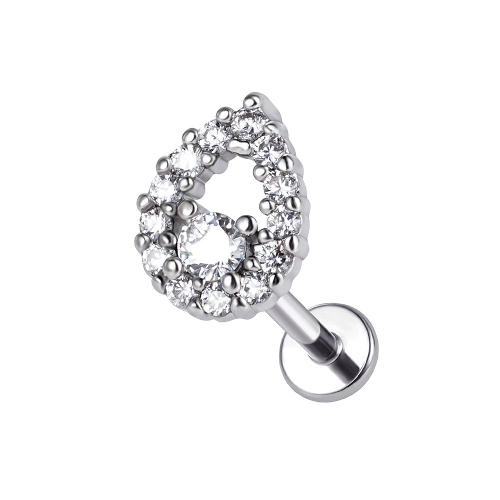 Threaded Labret Piercing