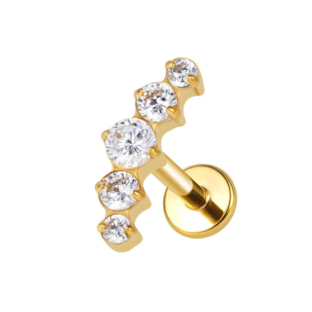 Threaded Labret Piercing