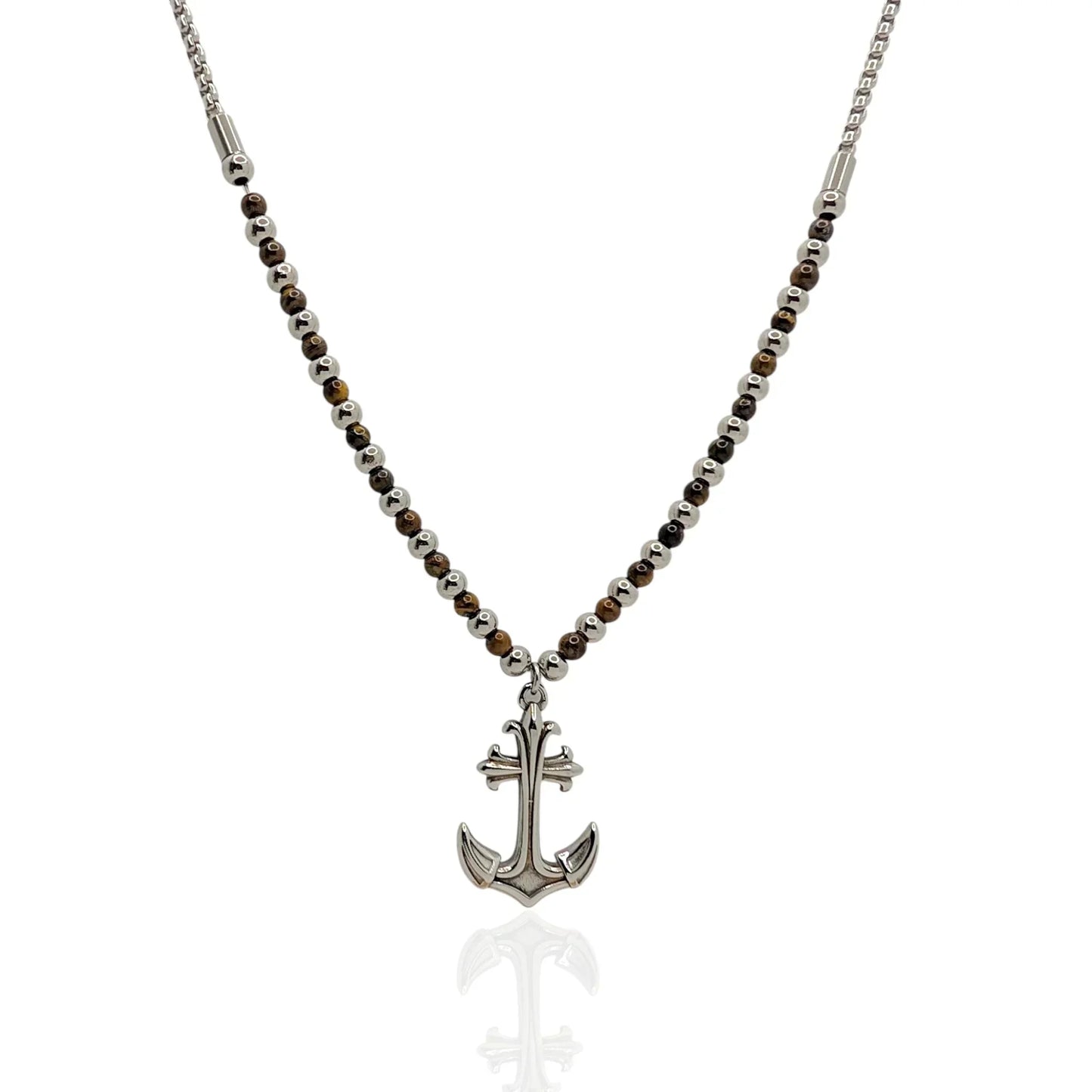 Colgante Ancla y piedras - AILANA JEWELRY