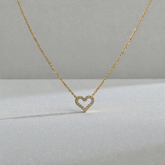 Colgante Corazon con zircones - AILANA JEWELRY