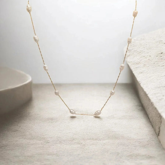Colgante de perlas Solema - AILANA JEWELRY