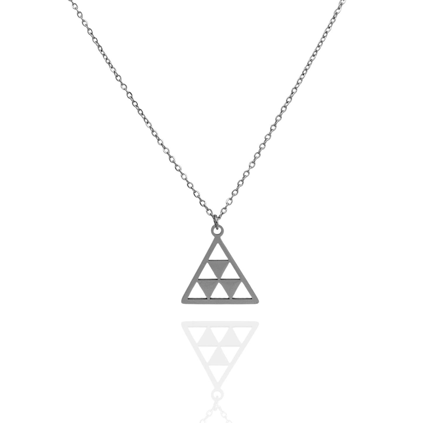 Colgante Pintadera Triangular - AILANA JEWELRY
