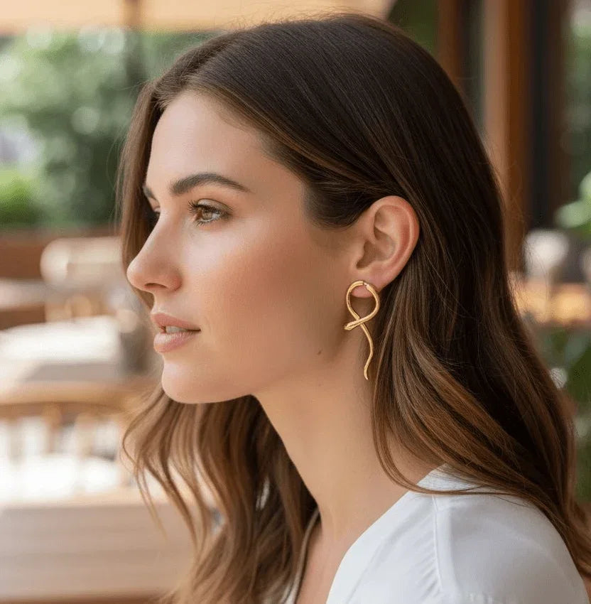 Pendientes Serpiente - AILANA JEWELRY