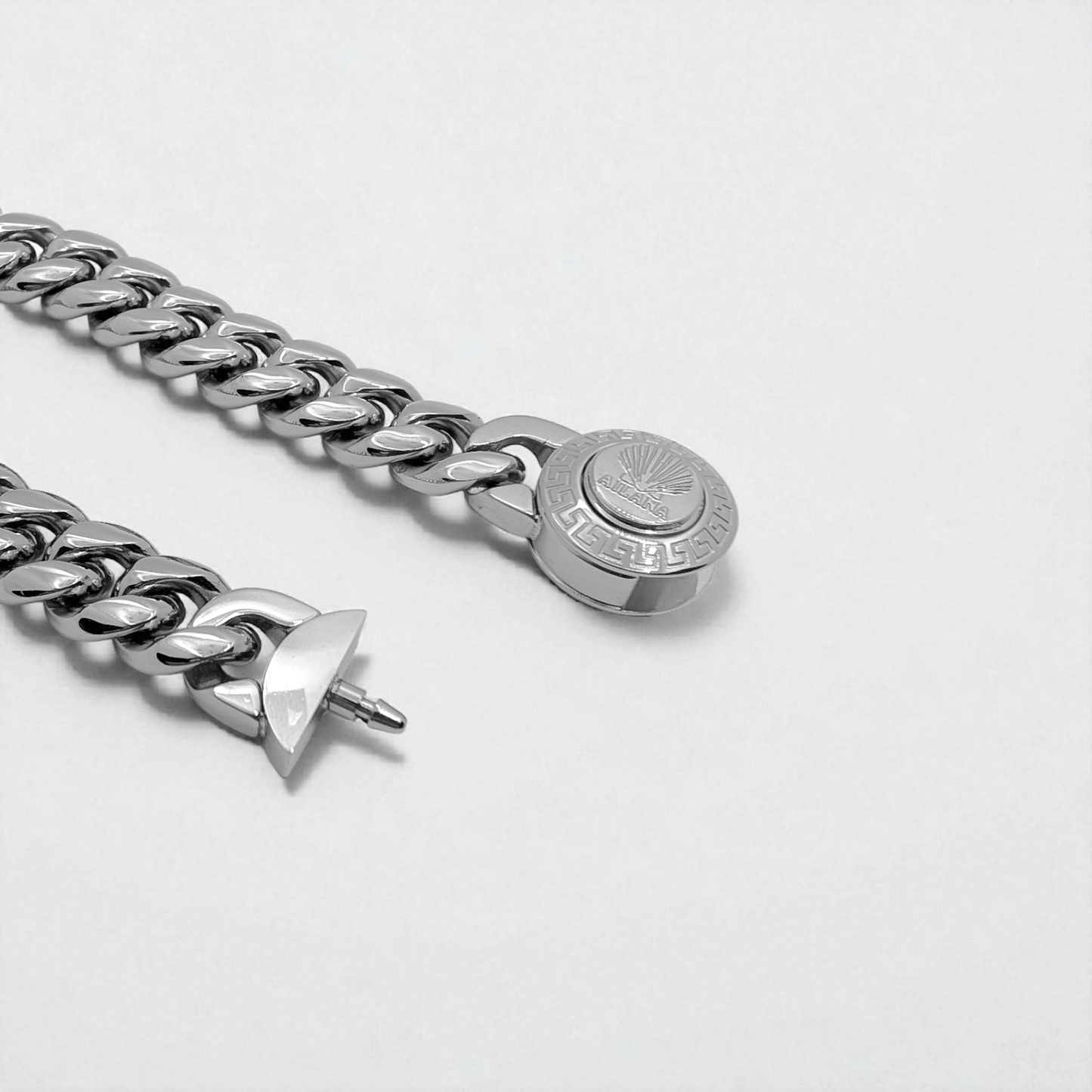 Pulsera con eslabones de 12 mm (plateado) - AILANA JEWELRY