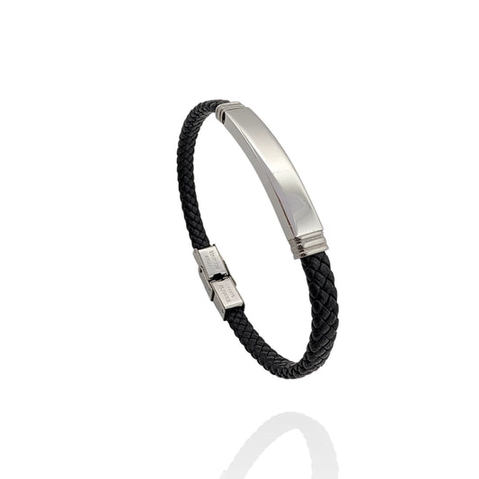 Pulsera fina en cuero para personalizar