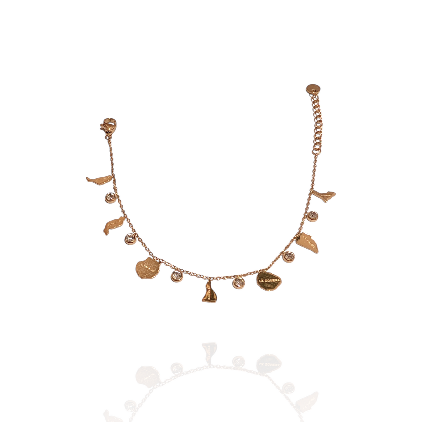 Pulsera Islas Canarias Zircones blancos