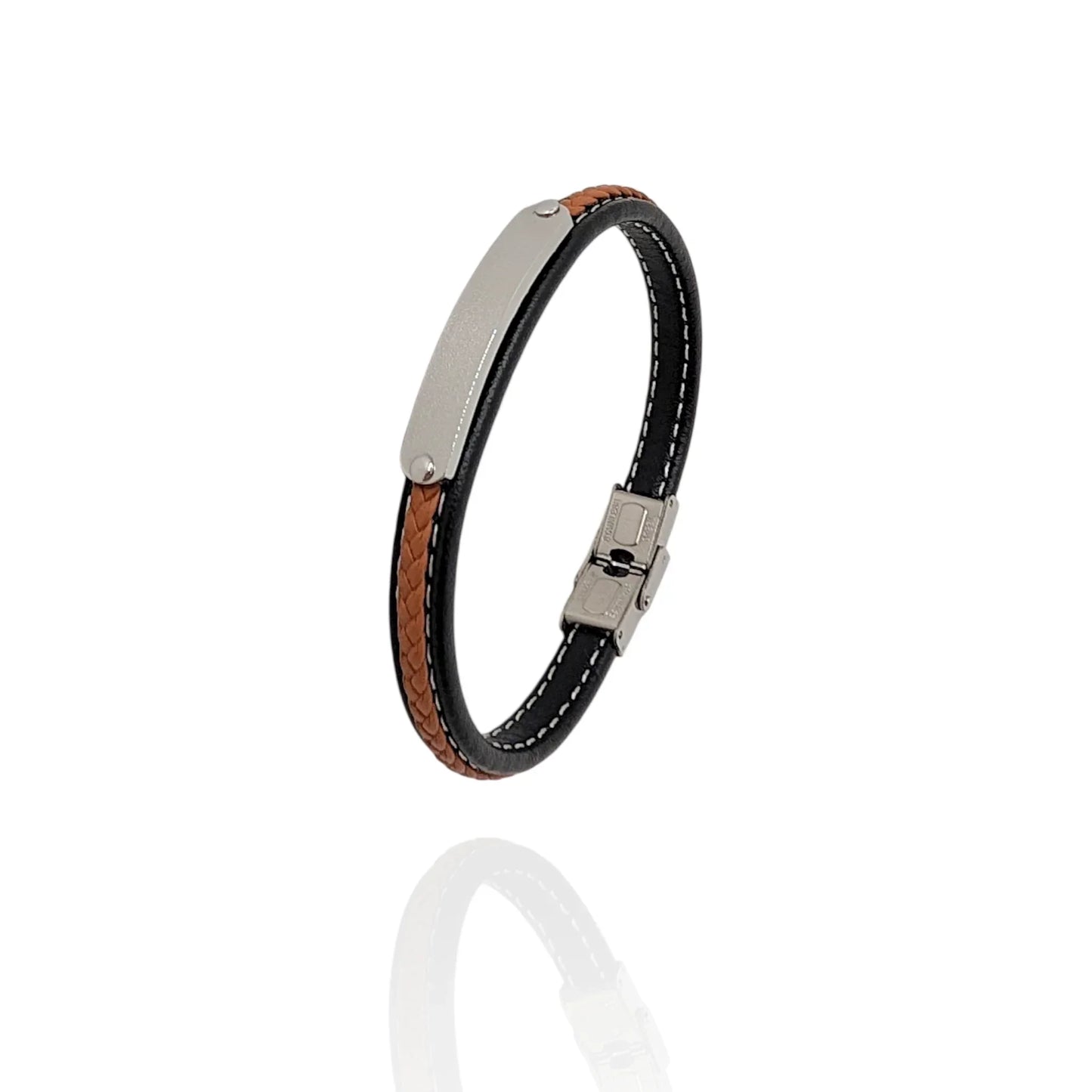Pulsera cuera personalizada