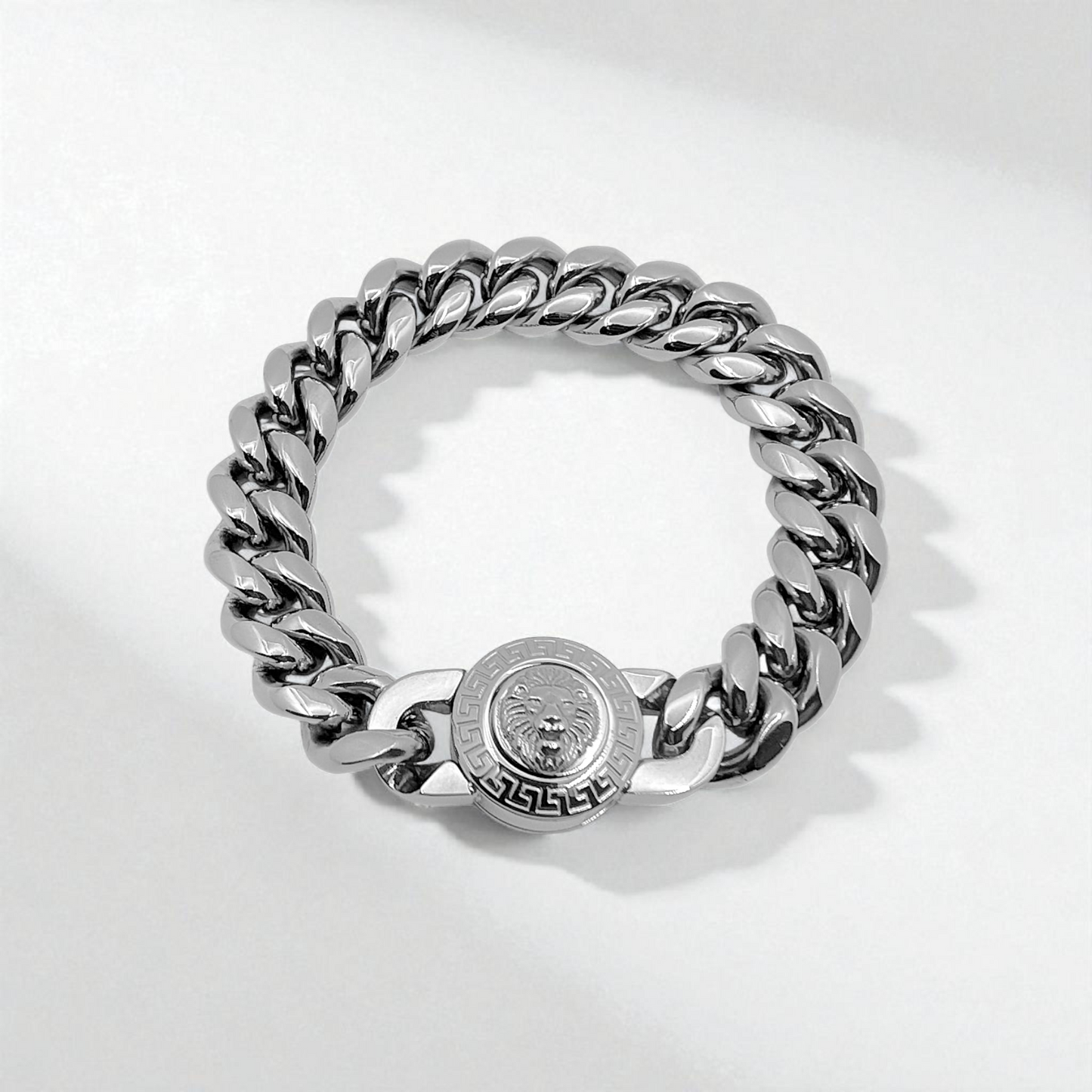 Pulsera Leon de cadena de 12 mm