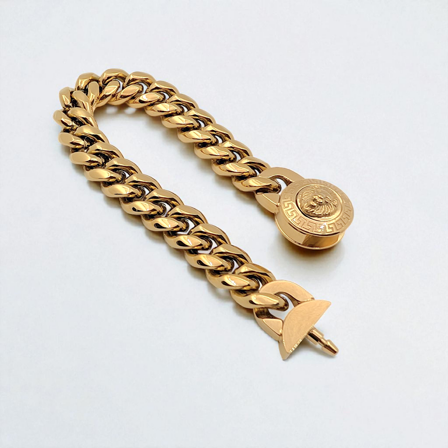 Pulsera Leon de cadena de 12 mm