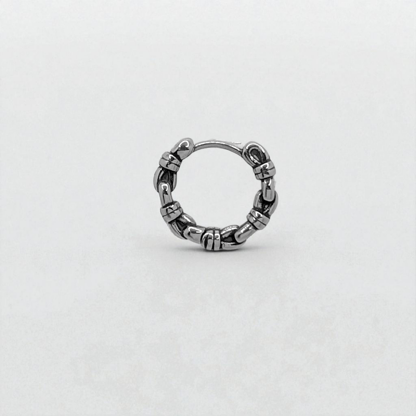 Pendiente para hombre de aros