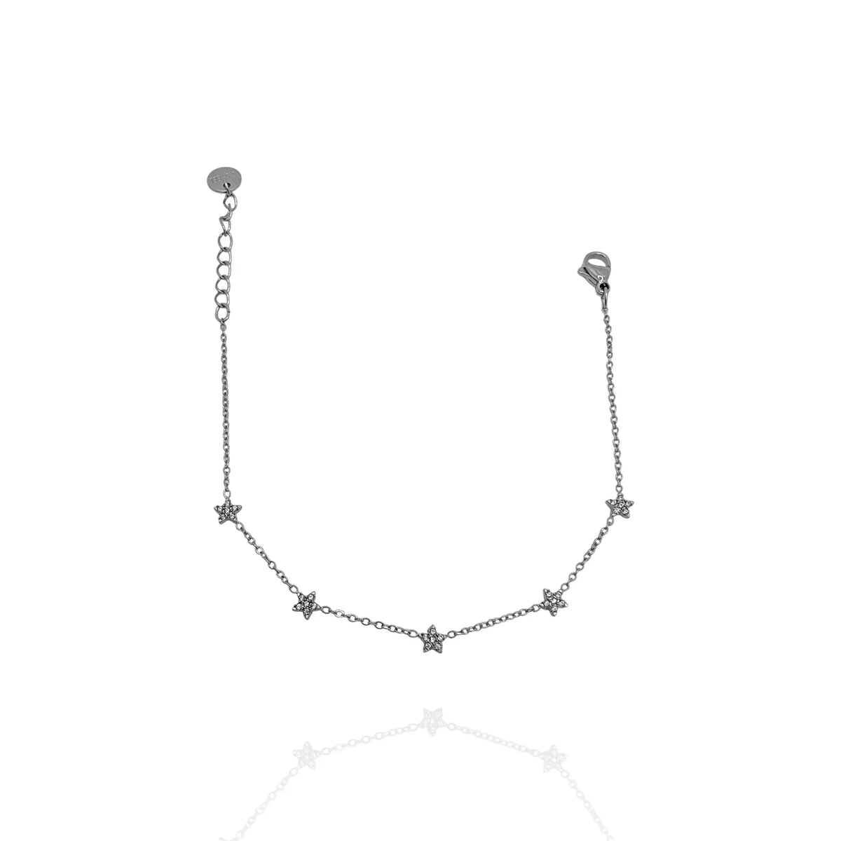 Pulsera fina Estrellitas con zircones