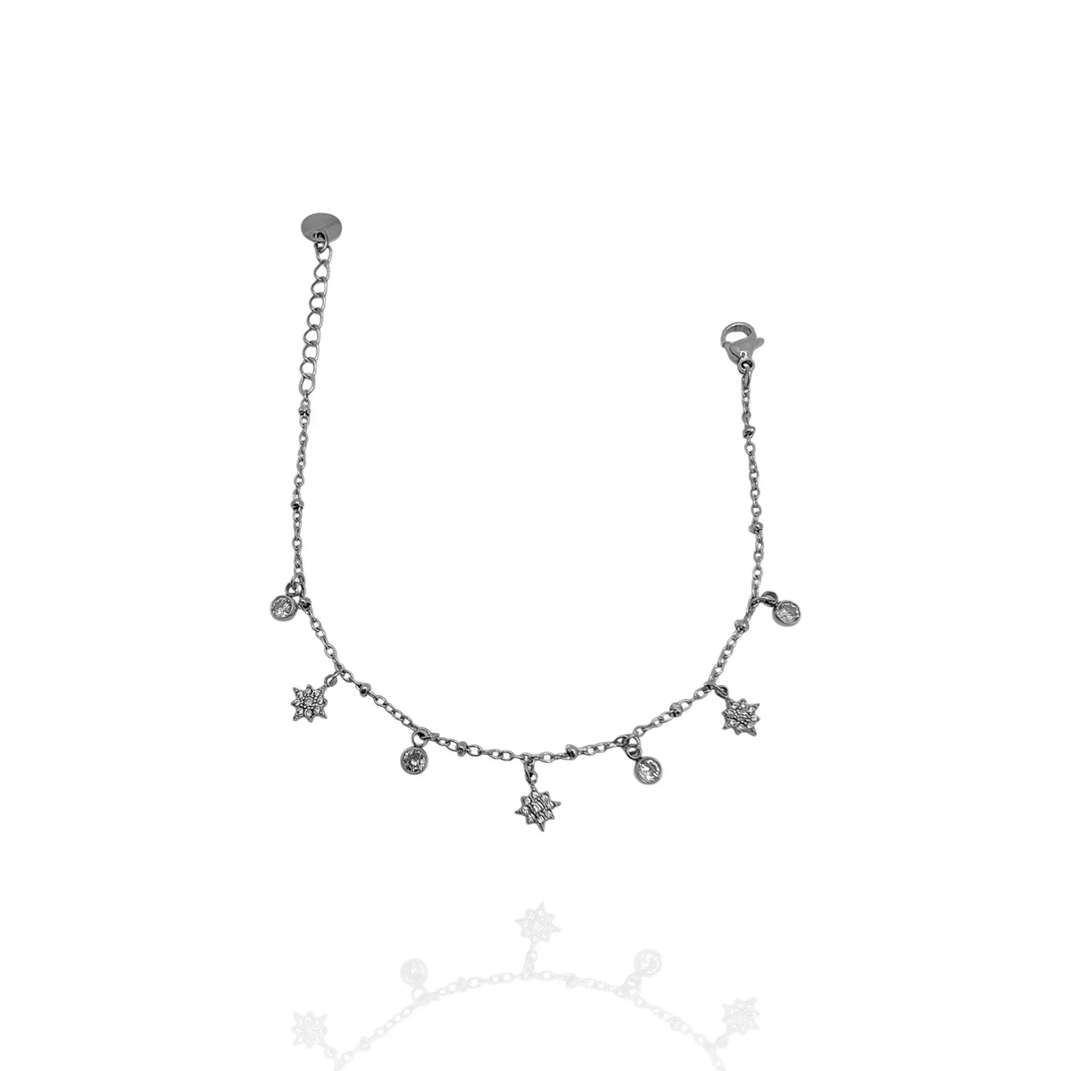 Pulsera fina Sky con zircones