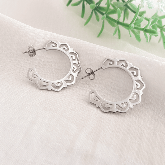 Pendenties Aros Flamenca - Malala Fuerteventura