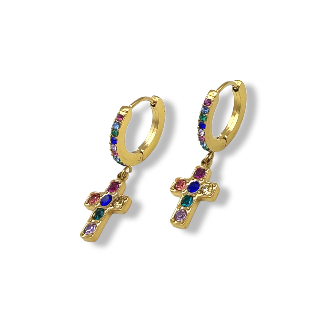 Cross hope Earrings