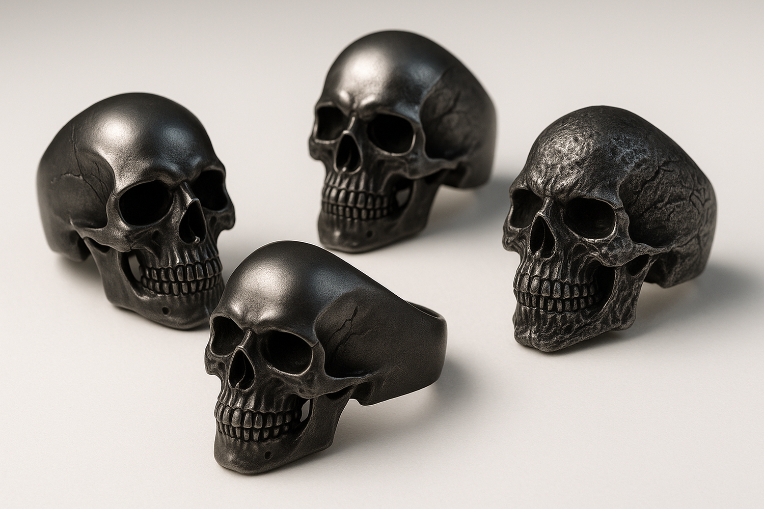 Anillos con calavera