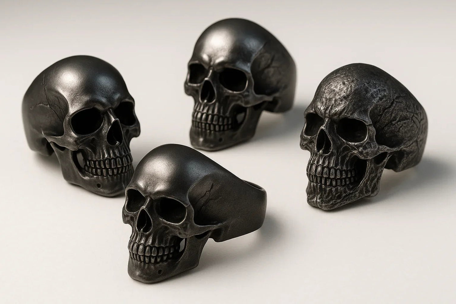 Anillos con calavera