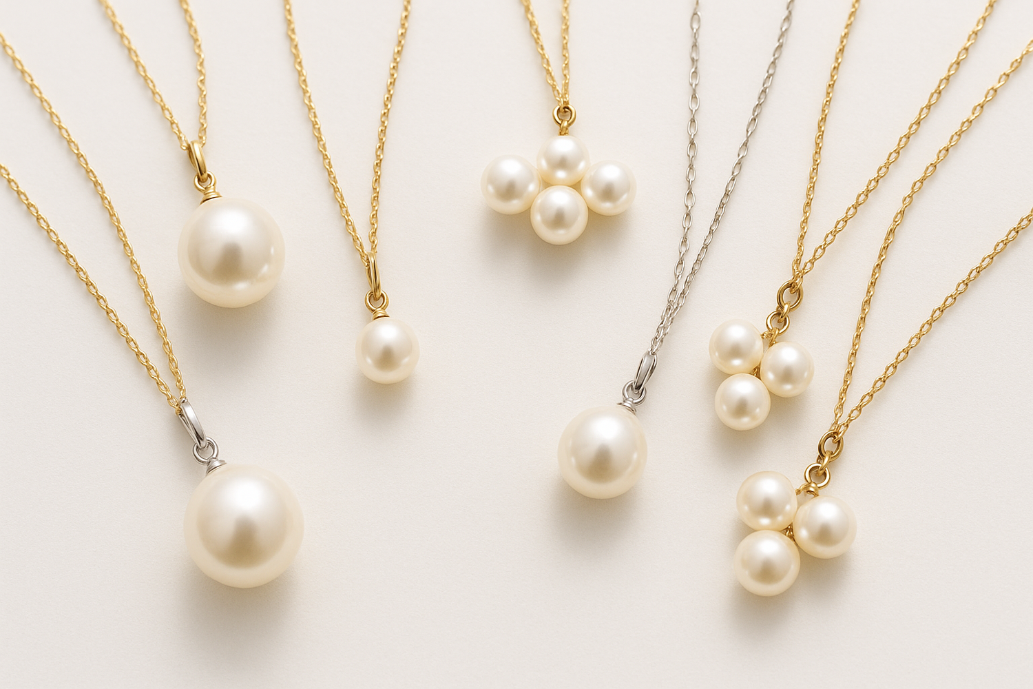 Colgantes de perlas