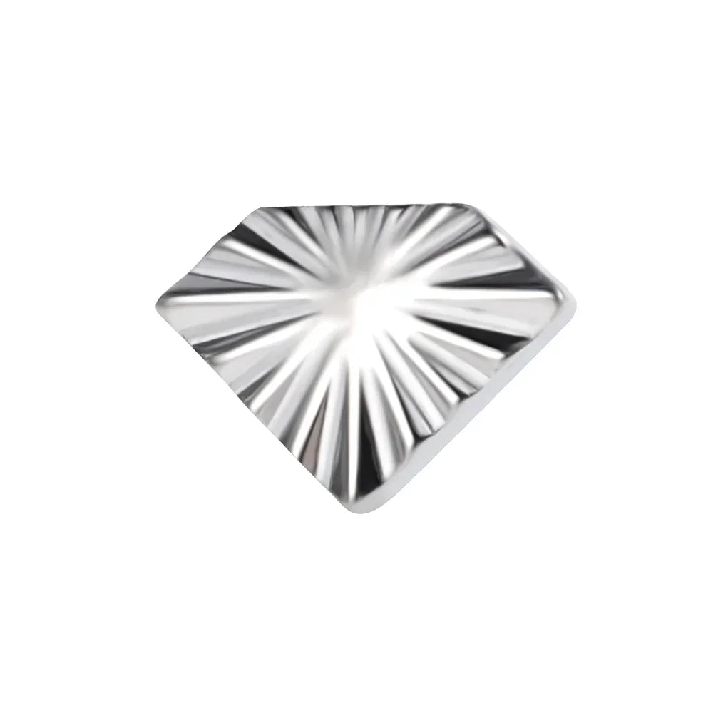 Titanium Ridged Diamond Internally Threaded Top