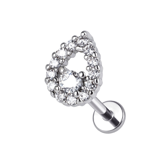 Threaded Labret Piercing