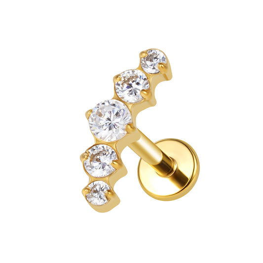 Threaded Labret Piercing