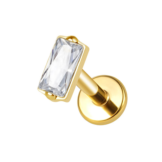 Internal Threaded Labret Piercing