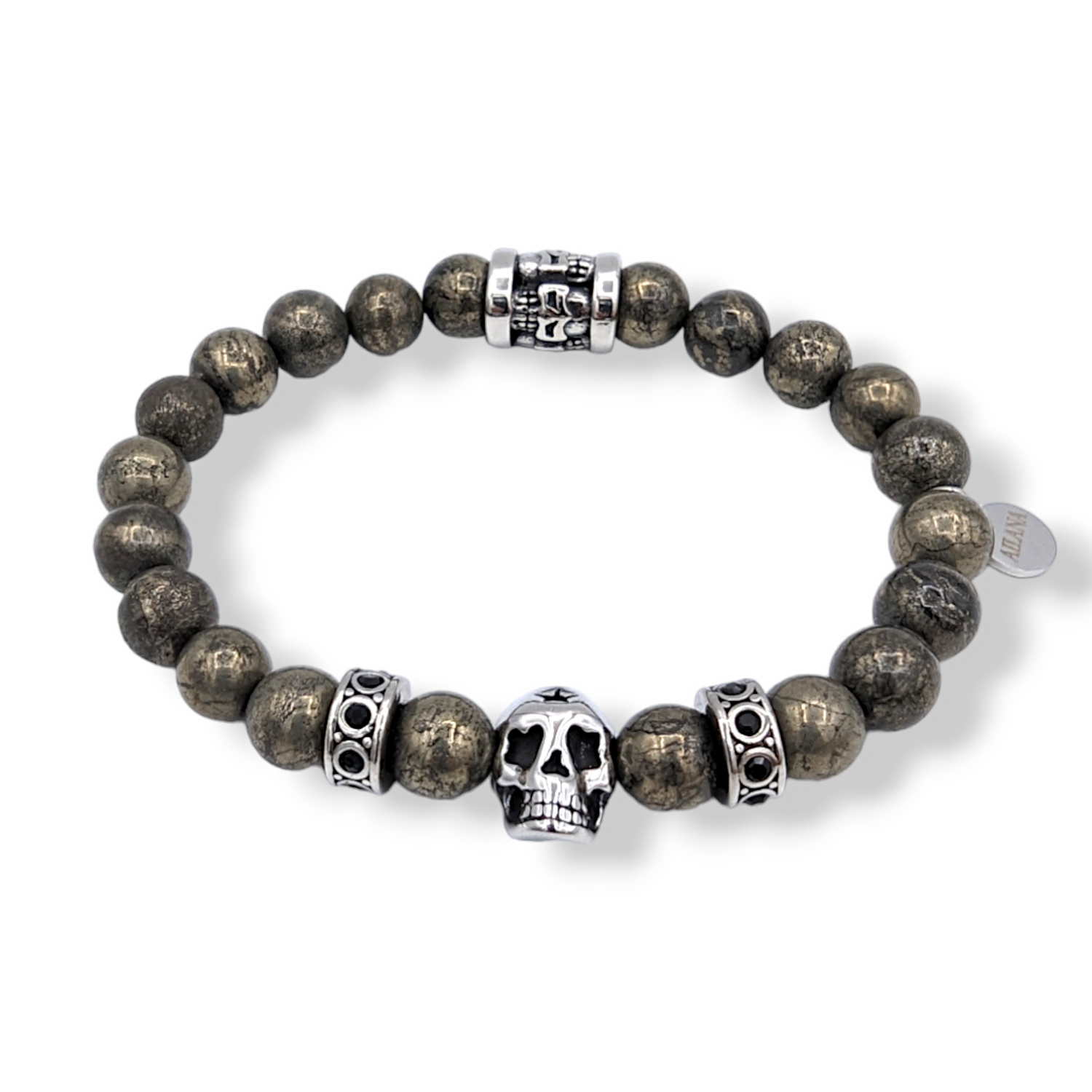 Iron Pyrite Natural stone bracelet