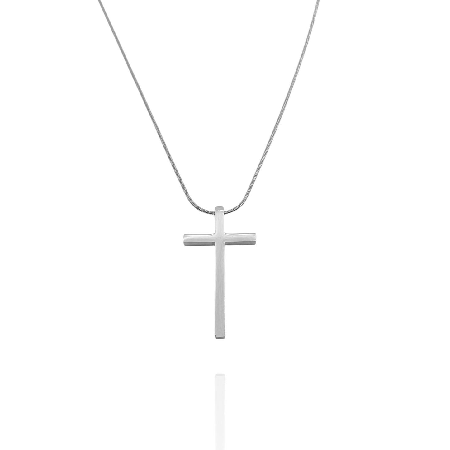 COLGANTE CRUZ PLATEADO