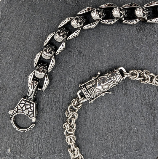 Skull Chain Bracelet