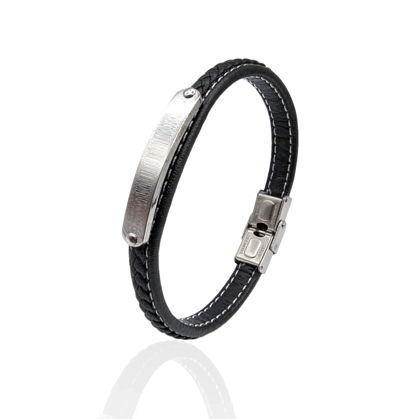 Pulsera cuera personalizada