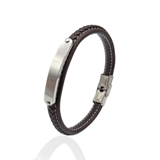 Pulsera cuera personalizada