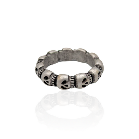 Stacked Skulls Ring