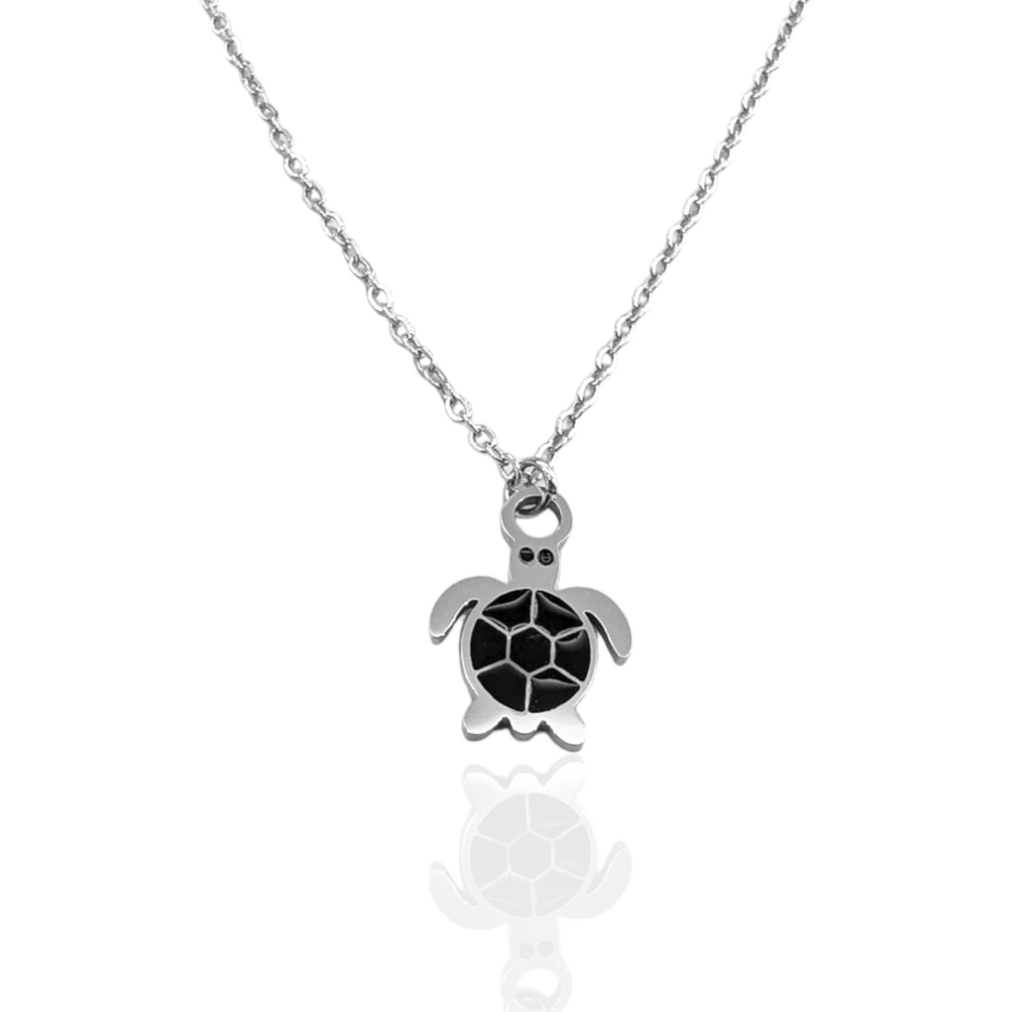 Black Turtle Necklace