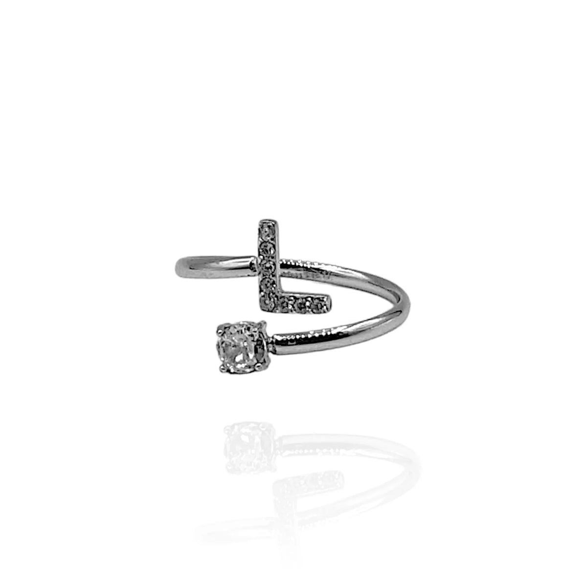 Anillo Alphabet Ring (Plateado)