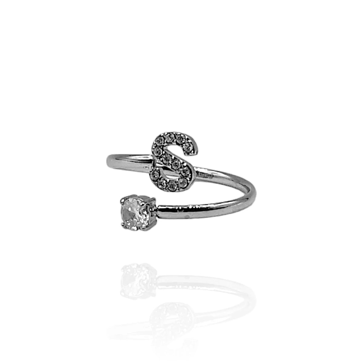 Anillo Alphabet Ring (Plateado)