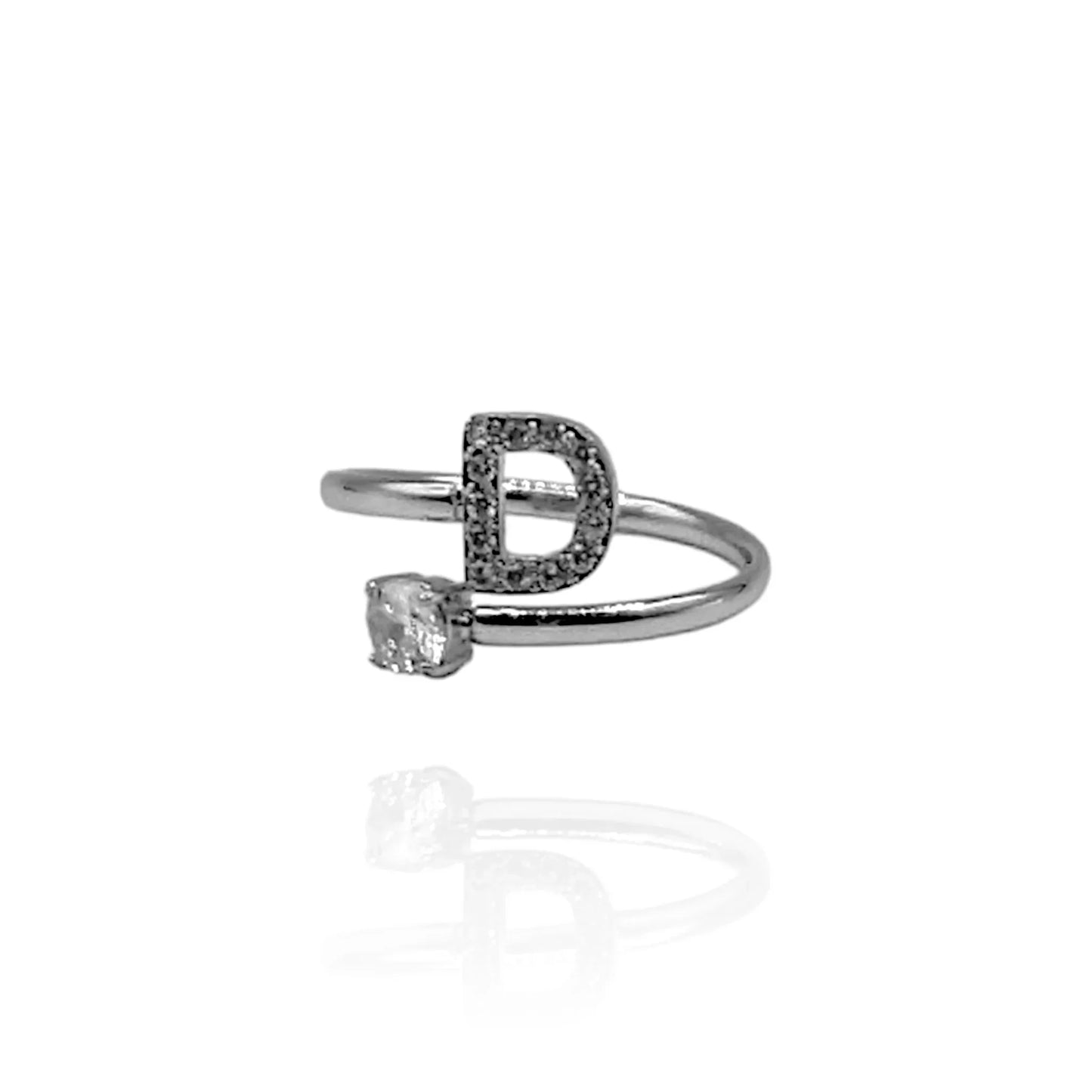 Anillo Alphabet Ring (Plateado)
