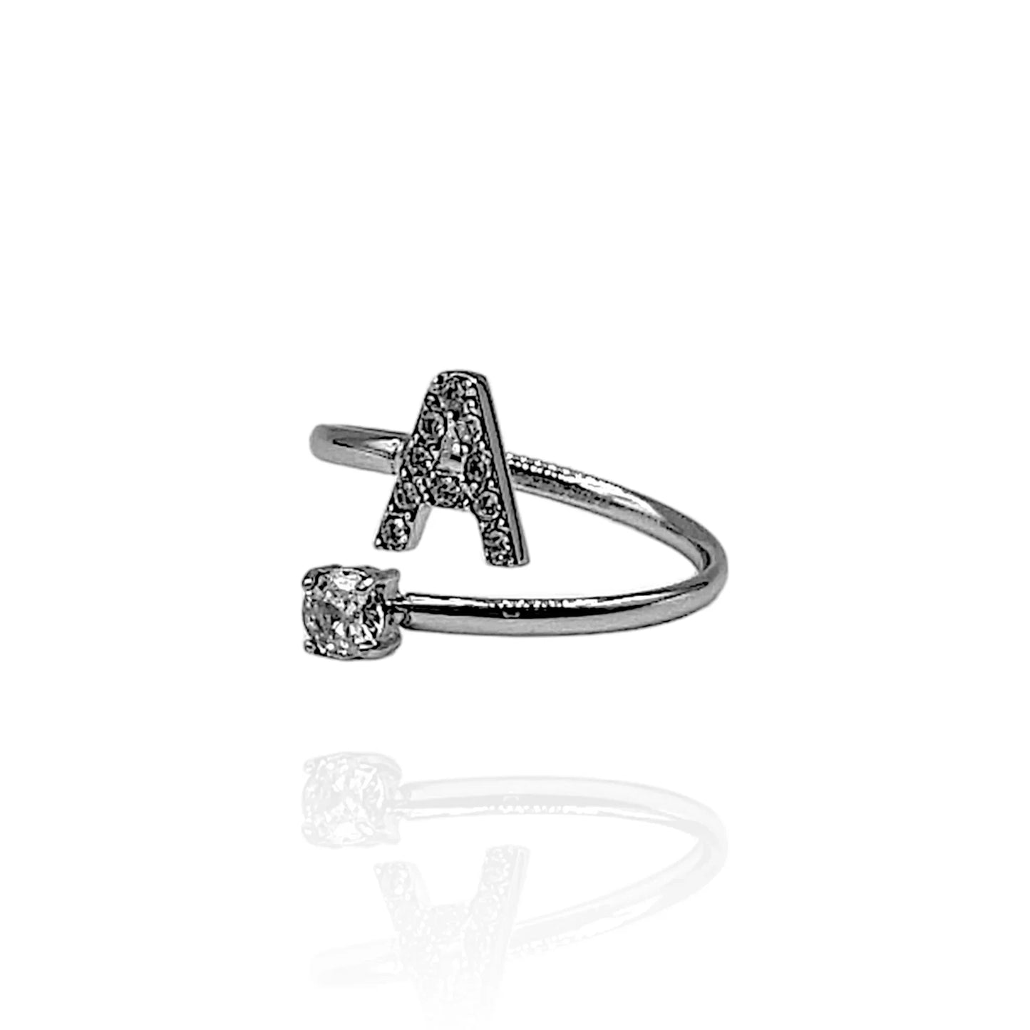 Anillo Alphabet Ring (Plateado)