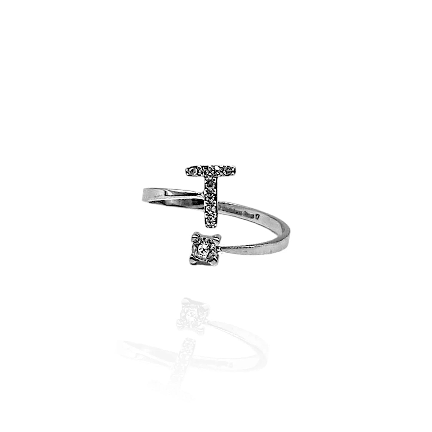 Anillo Alphabet Ring (Plateado)