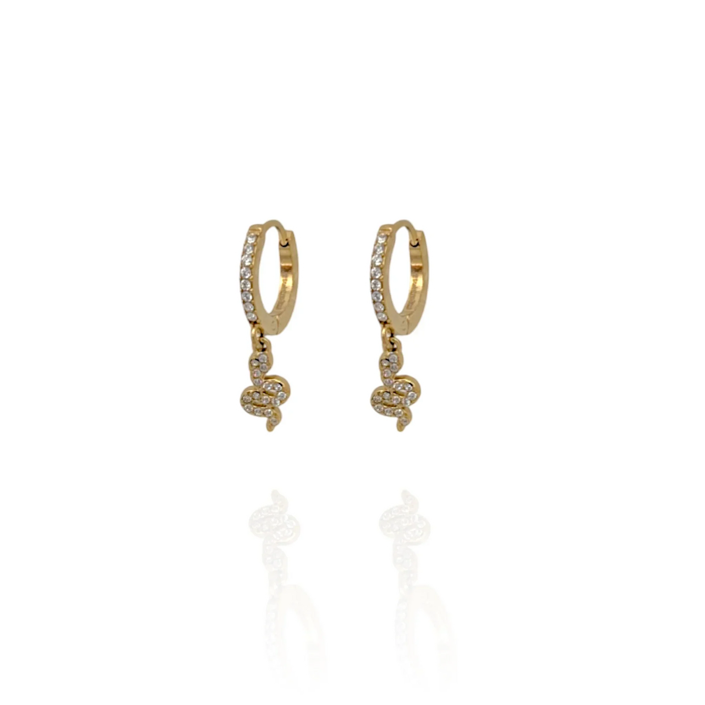 Pendientes  Aros Serpiente