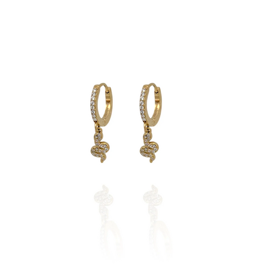 Pendientes  Aros Serpiente