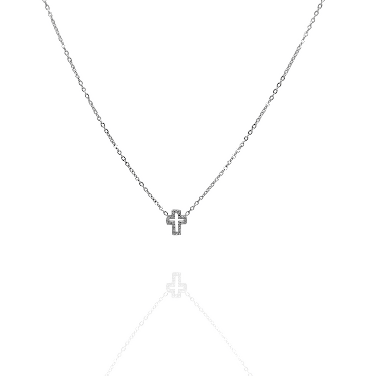 Cross Choker Necklace