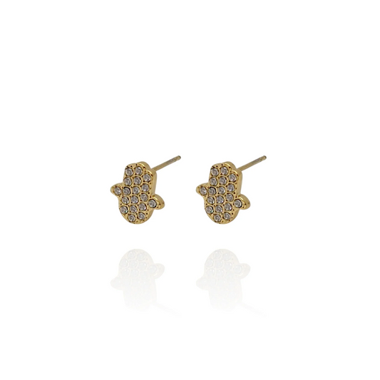 Pendientes pequeños Mano de Fátima