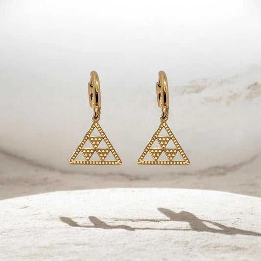 Pendiente Pintadera de Gran Canaria