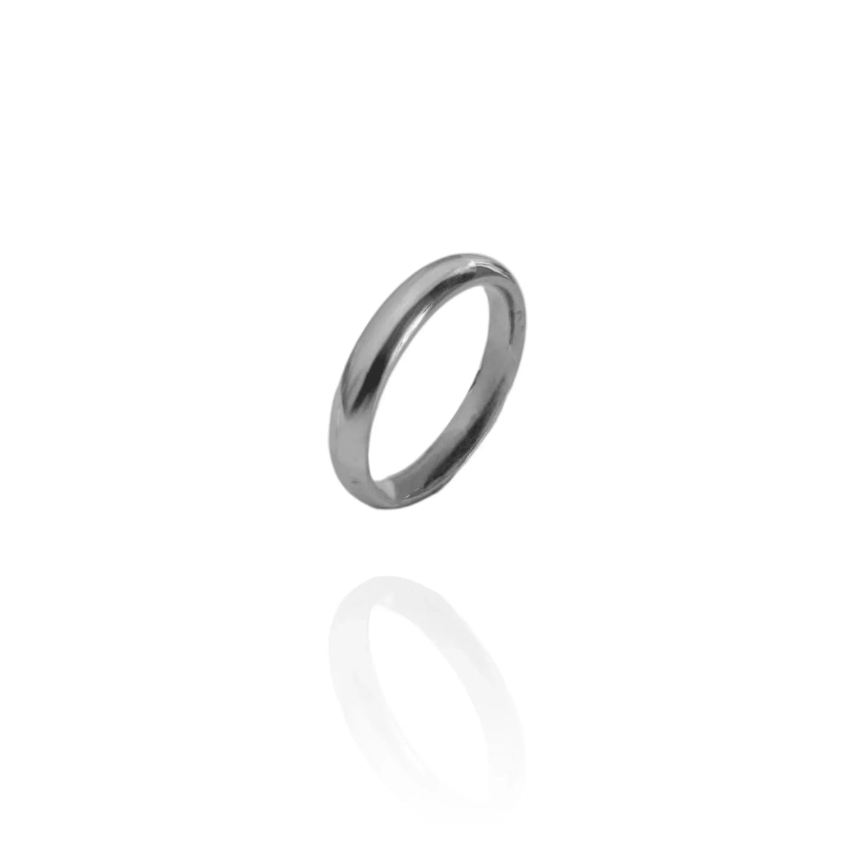 Anillo alianza (Plateado) - AILANA JEWELRY