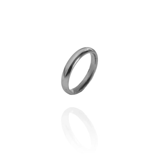 Anillo alianza (Plateado) - AILANA JEWELRY