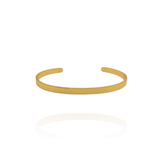 Brazalete rígido dorado - AILANA JEWELRY