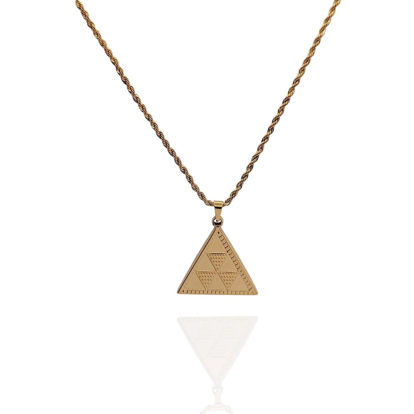 Colgante Pintadera Triangulo