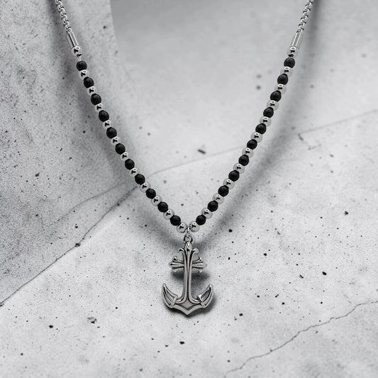 Colgante Ancla y piedras - AILANA JEWELRY