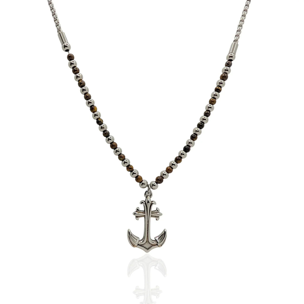 Colgante Ancla y piedras - AILANA JEWELRY