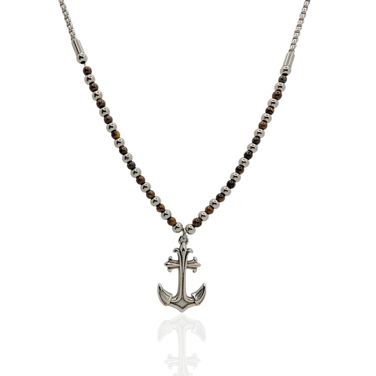Colgante Ancla y piedras - AILANA JEWELRY